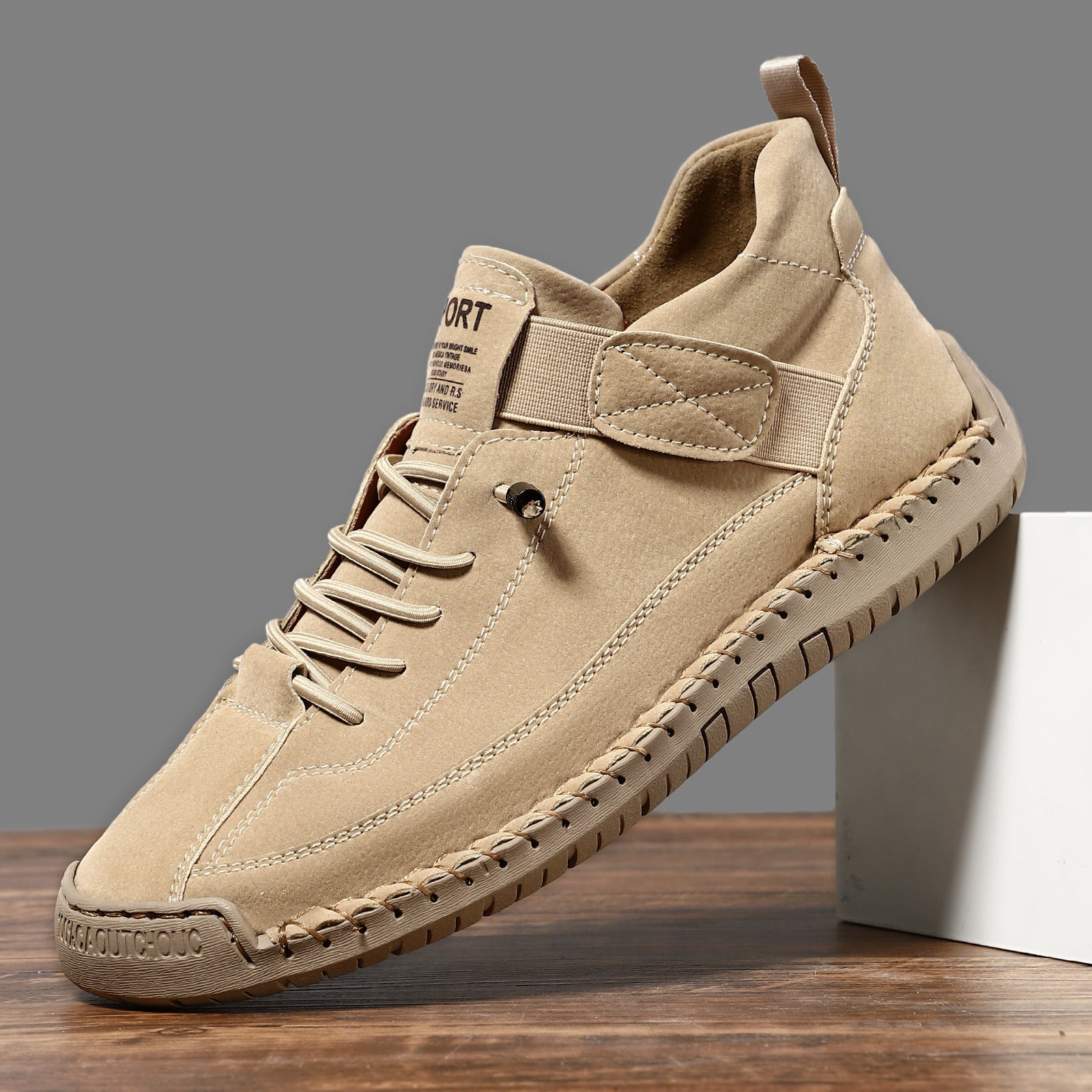 Briella | Casual Leather Lace-Up Sneakers