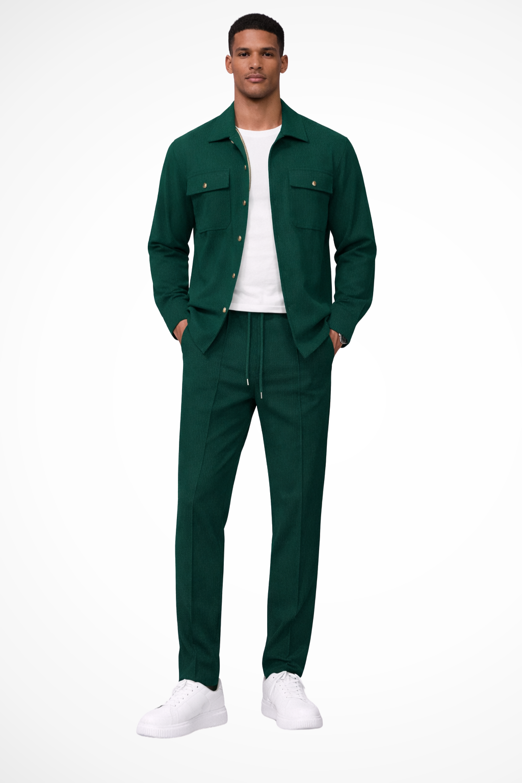 Knox | Men's Classic Overshirt Two Piece Set