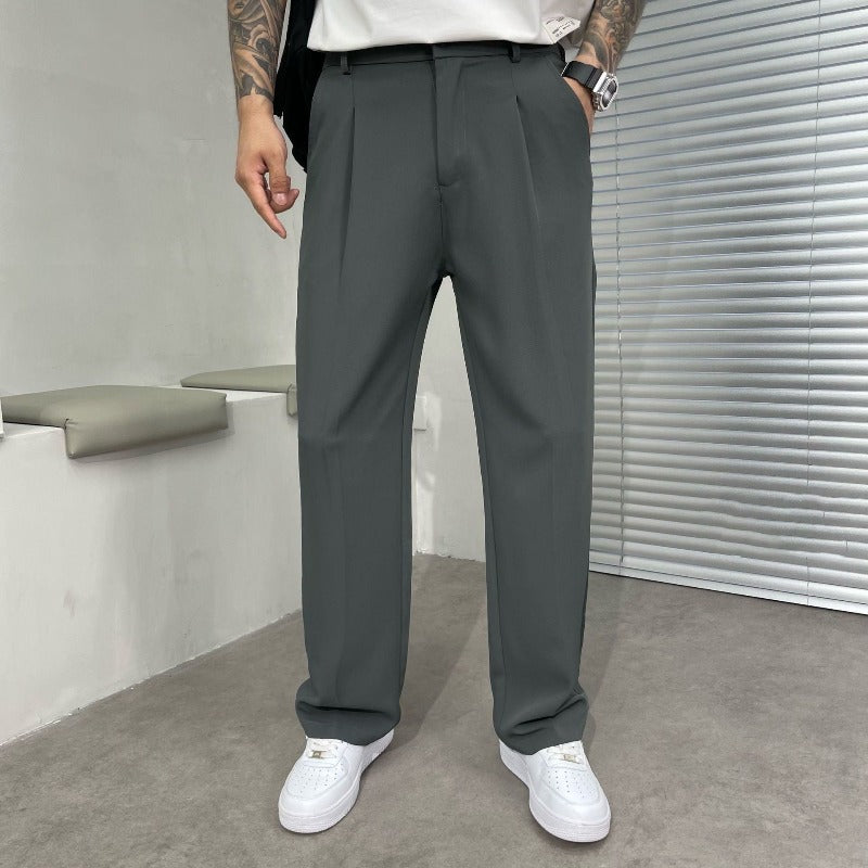 Beckham | Men's Classic Wide Leg Chinos