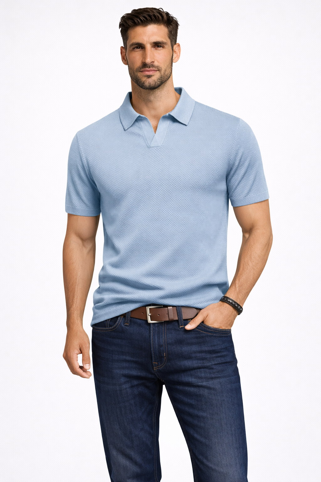 Ryker | Men's Classic Textured Knit Polo