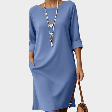 Vivienne | Effortless Shift Midi Dress