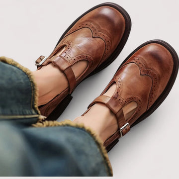 Rosalind | Classic Leather Mary Jane Heels
