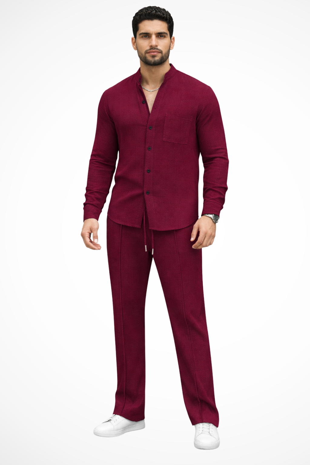 Dashiell | Men's Textured Two Piece Set