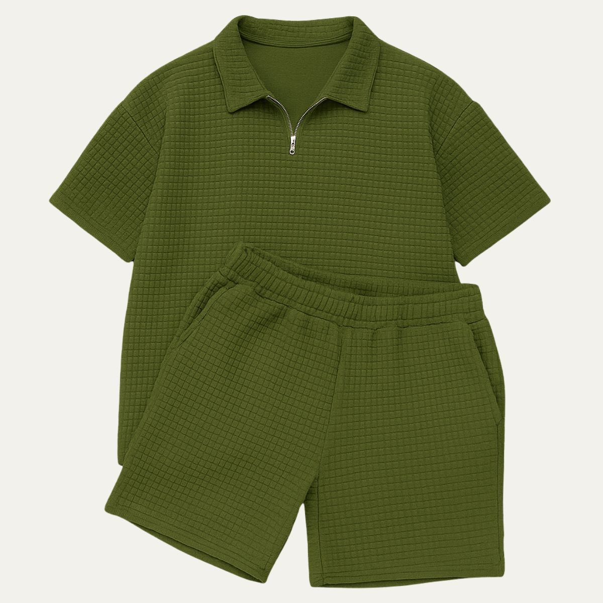 Dalton | Men's Classic Waffle Knit Two Piece Set