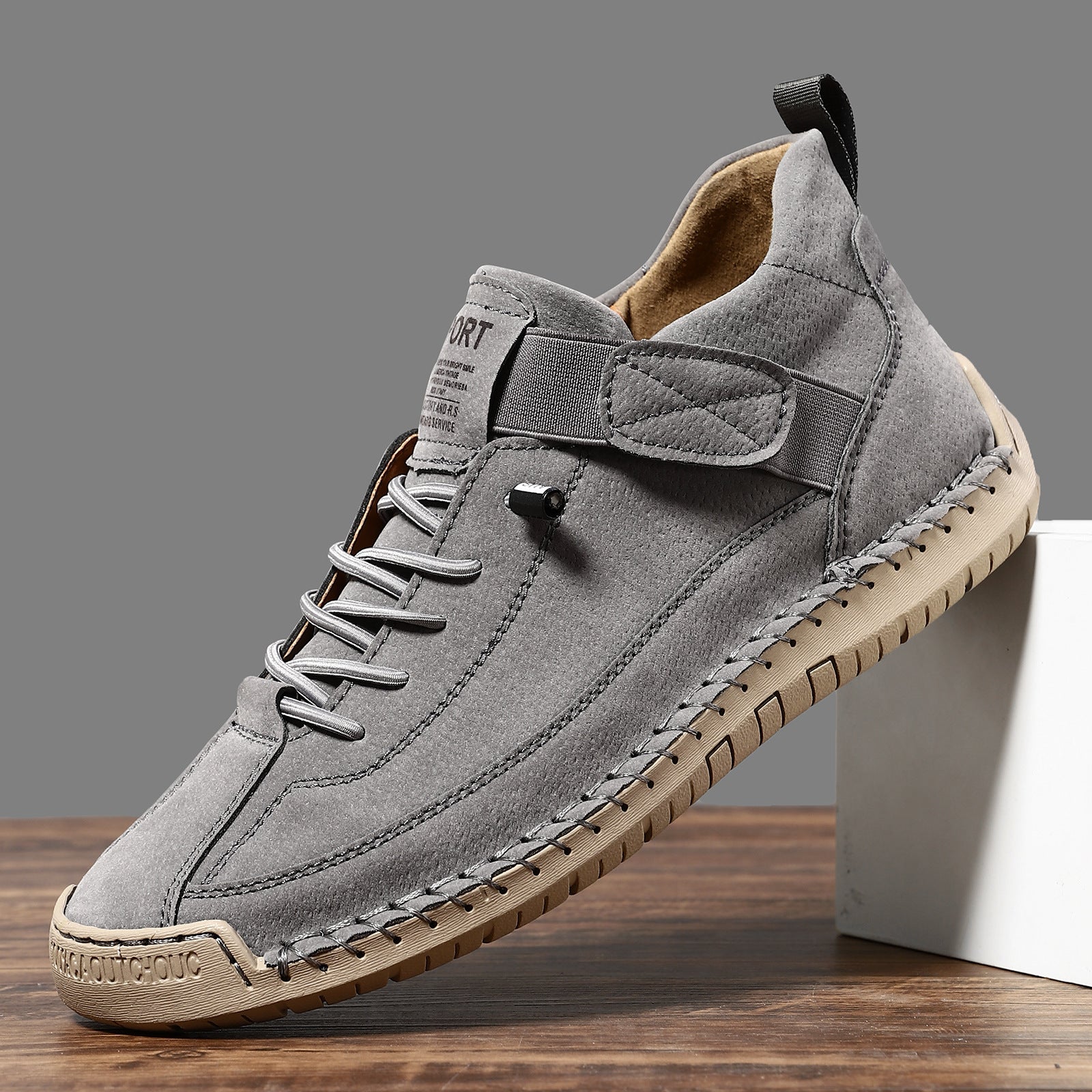 Briella | Casual Leather Lace-Up Sneakers