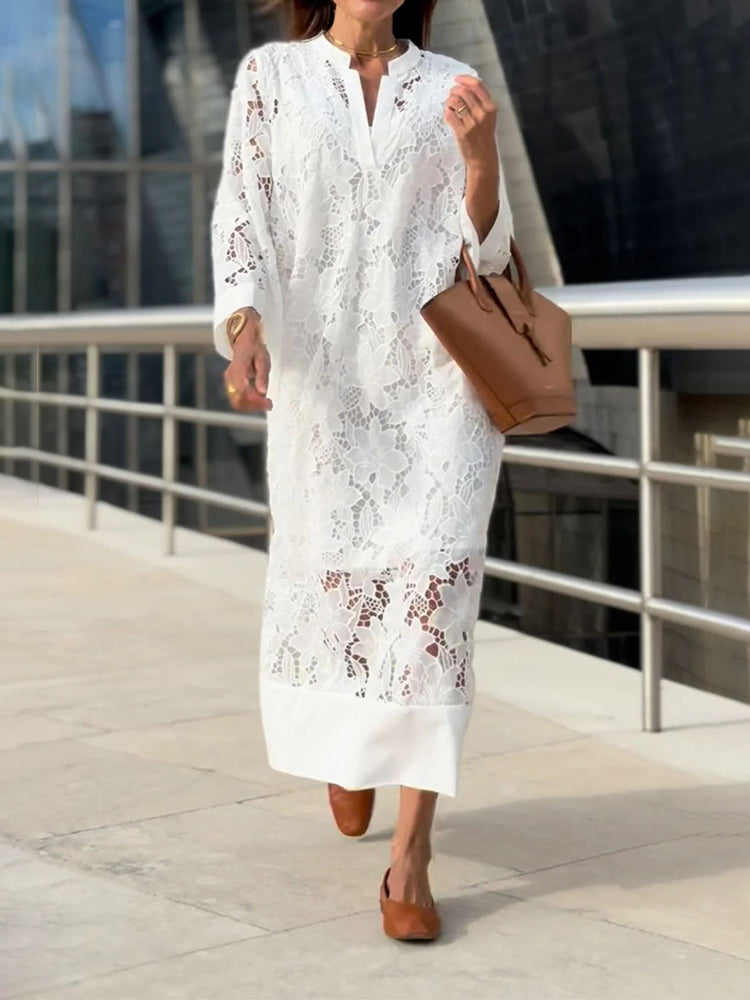 Vivienne | Elegant Lace Maxi Dress