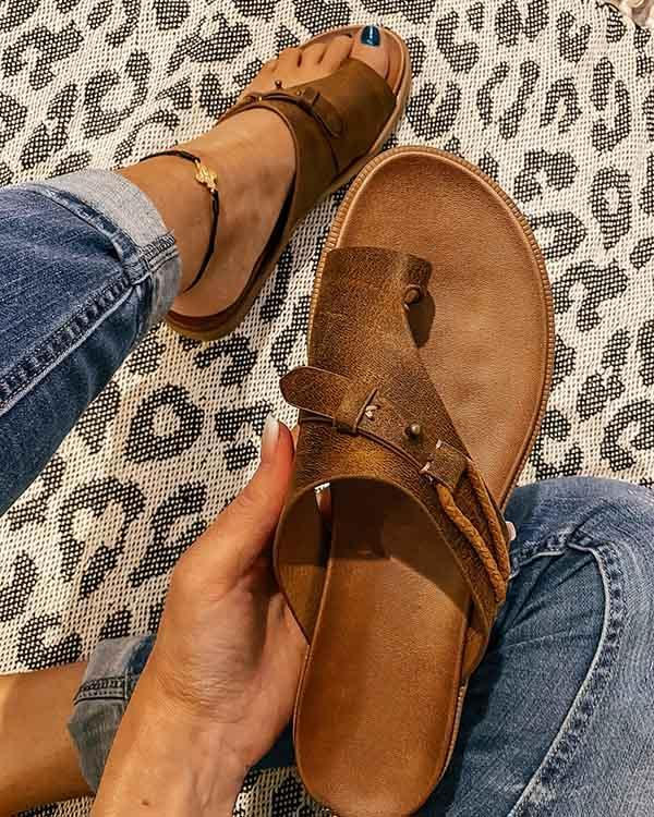 Ophelia | Elegant Ankle Strap Comfortable Sandals