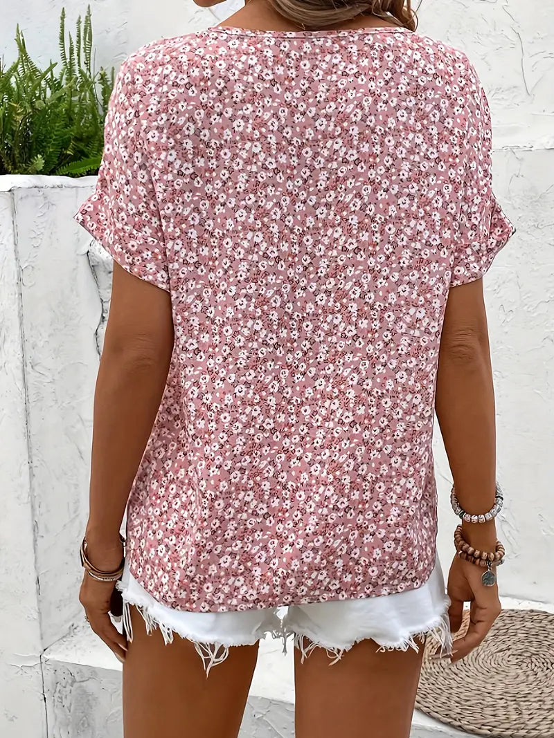 Ophelia | Floral Button Up Blouse