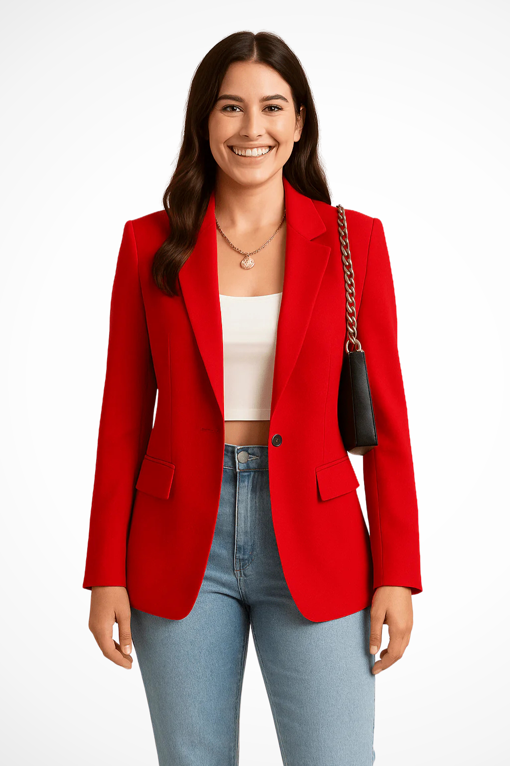 Evangeline | Tailored Single Button Blazer