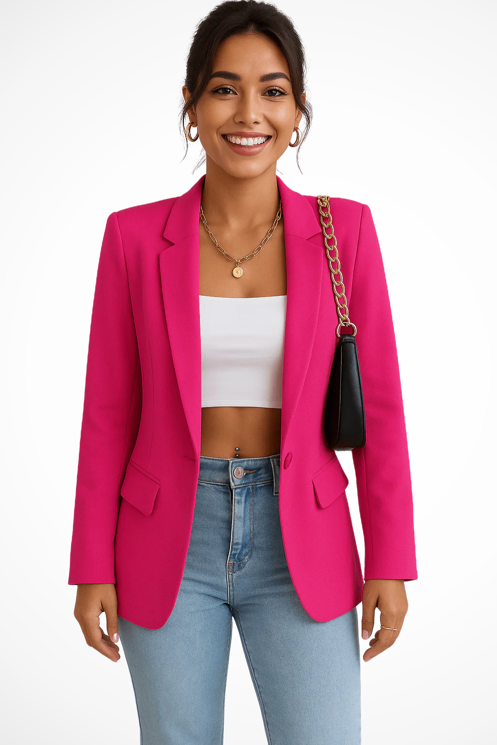 Evangeline | Tailored Single Button Blazer