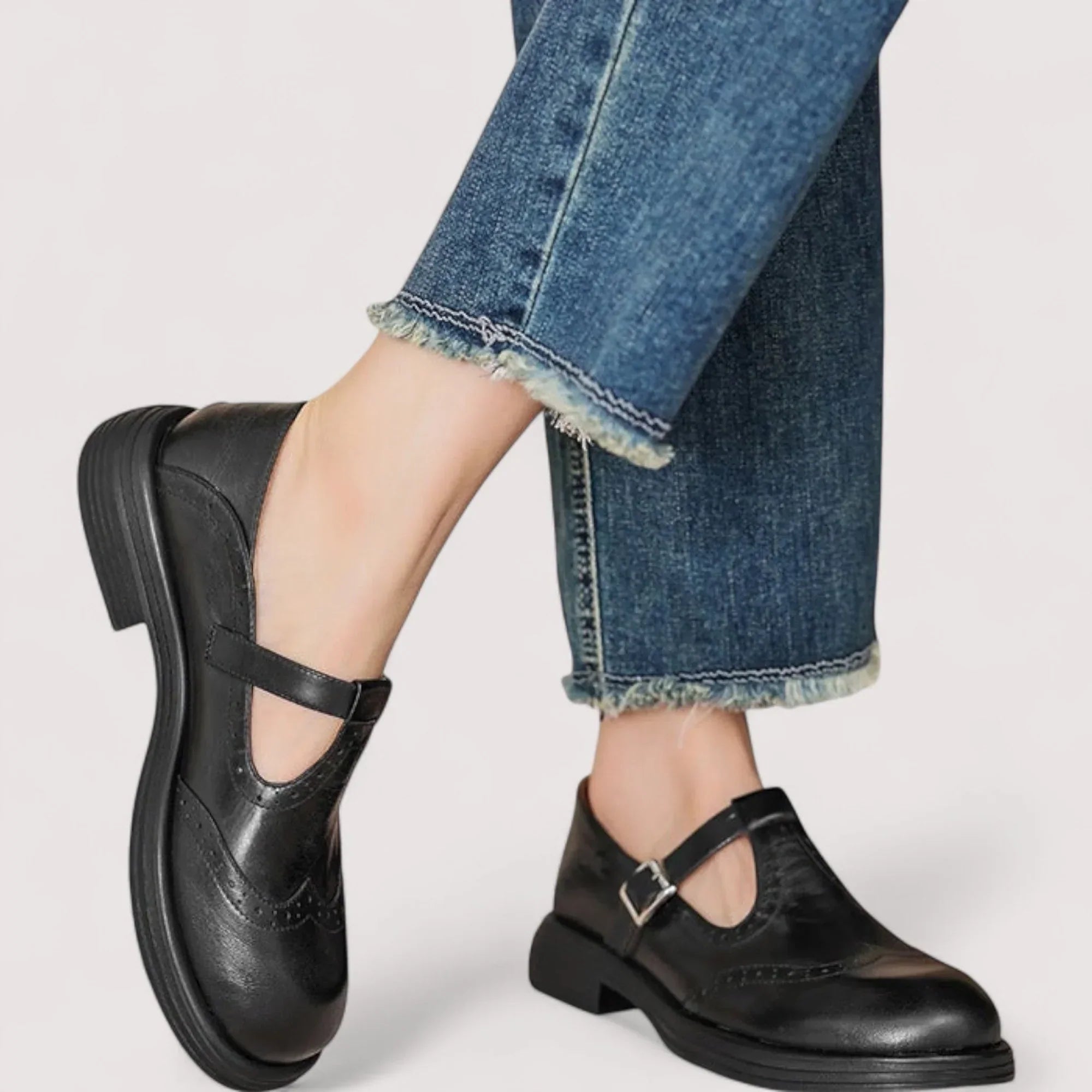 Rosalind | Classic Leather Mary Jane Heels