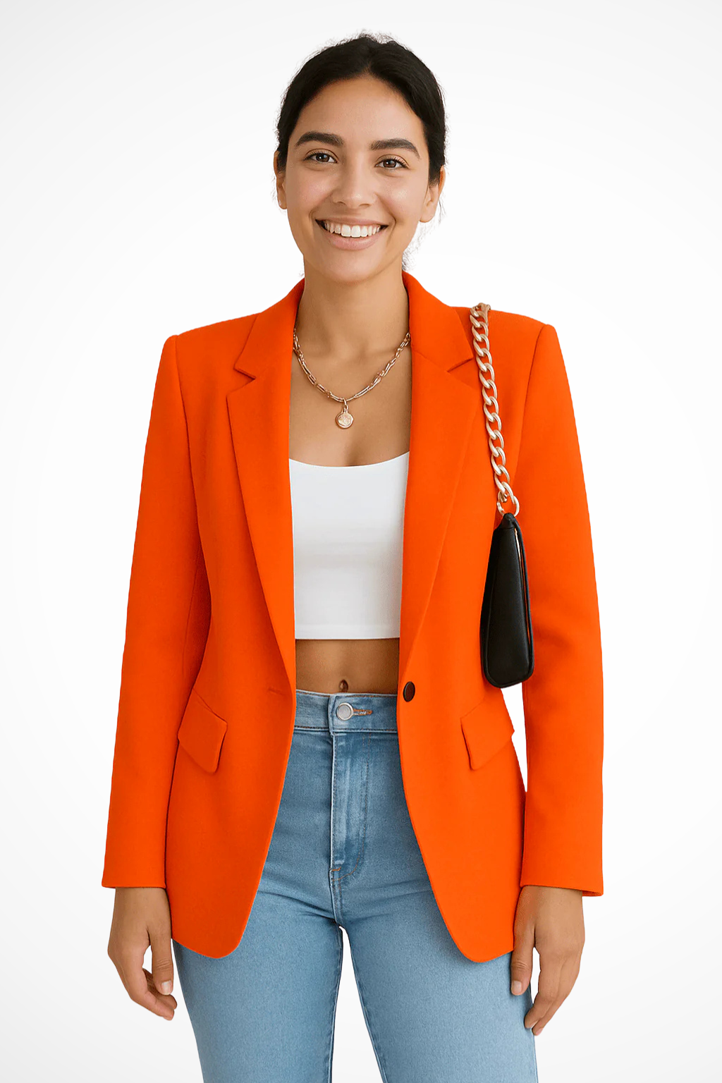 Evangeline | Tailored Single Button Blazer