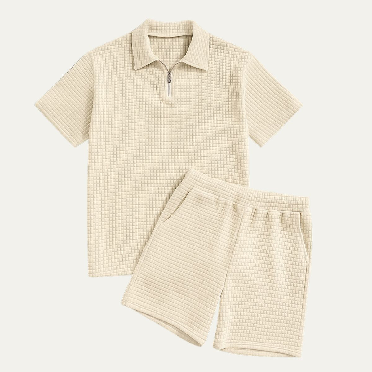 Dalton | Men's Classic Waffle Knit Two Piece Set