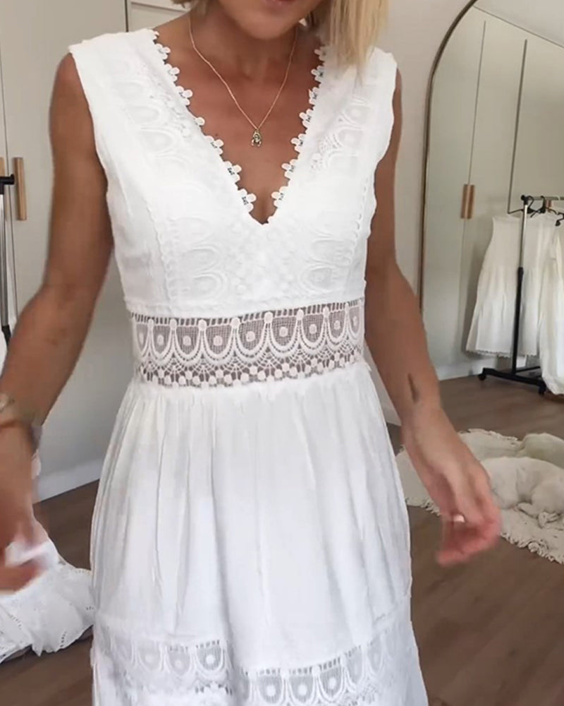 Cordelia | Elegant Lace Tiered Maxi Dress