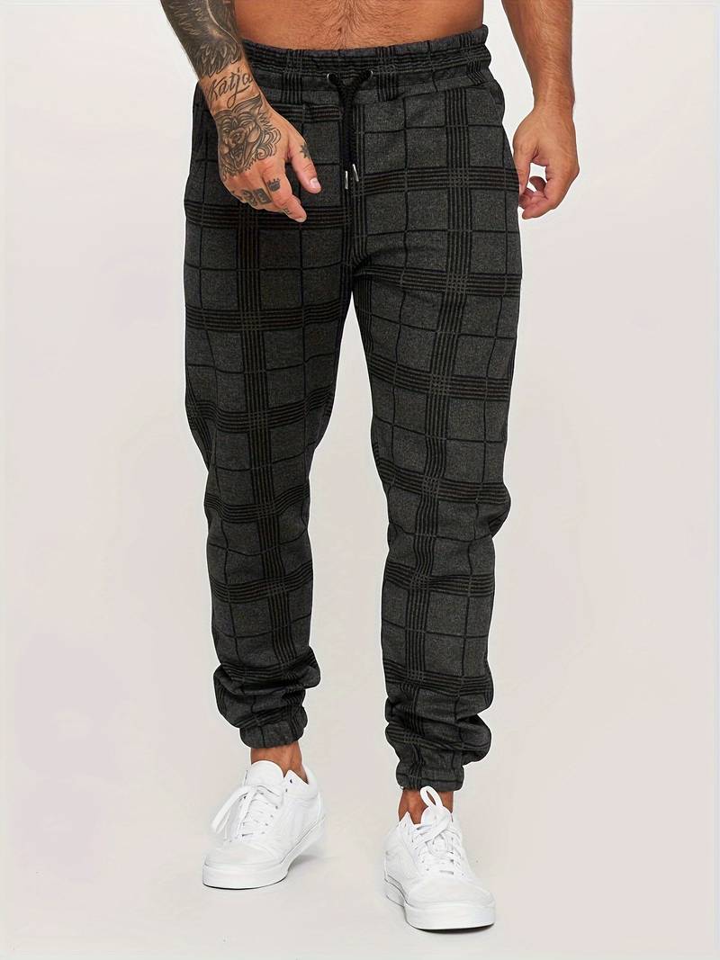 Knox | Men's Classic Plaid Jogger Pants