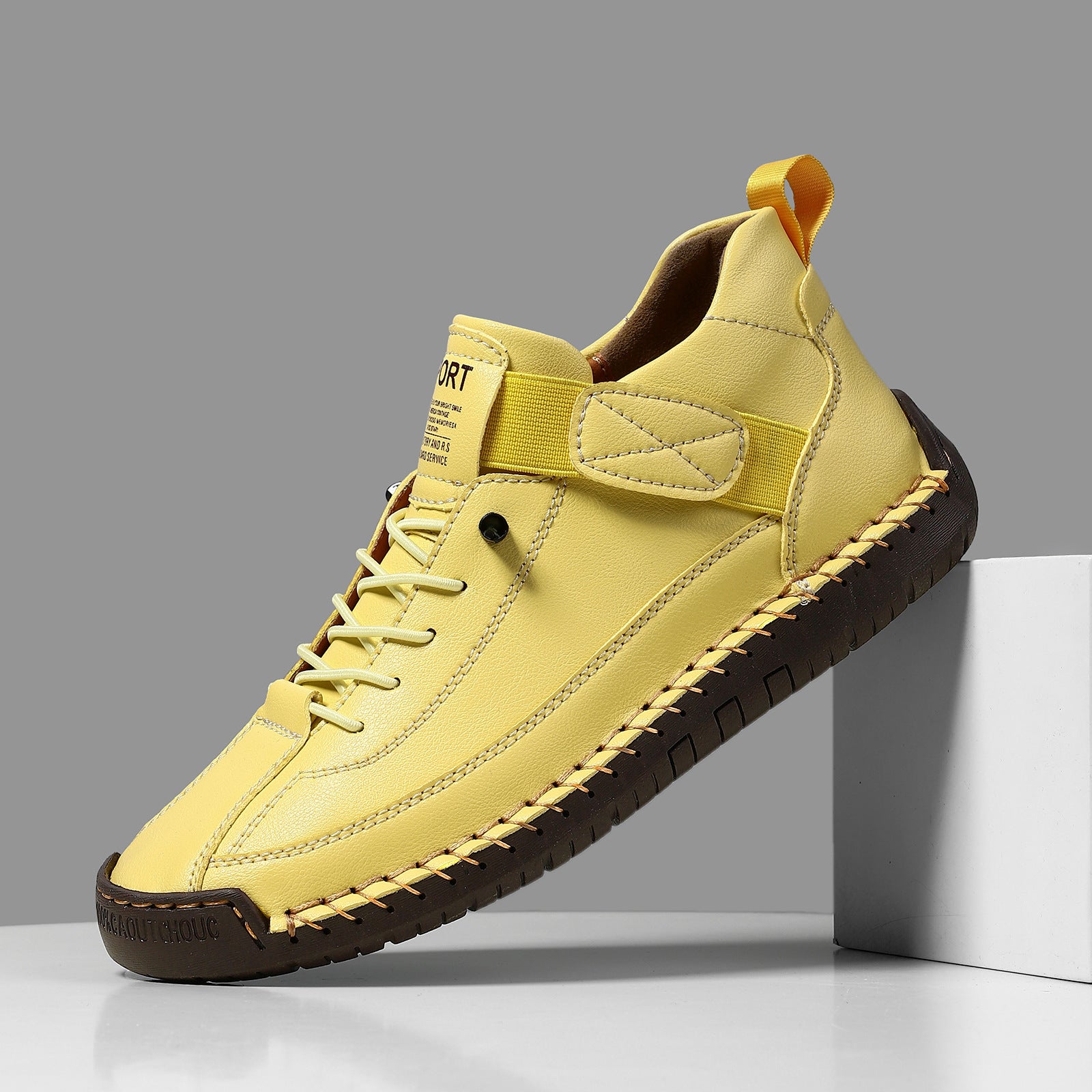 Briella | Casual Leather Lace-Up Sneakers