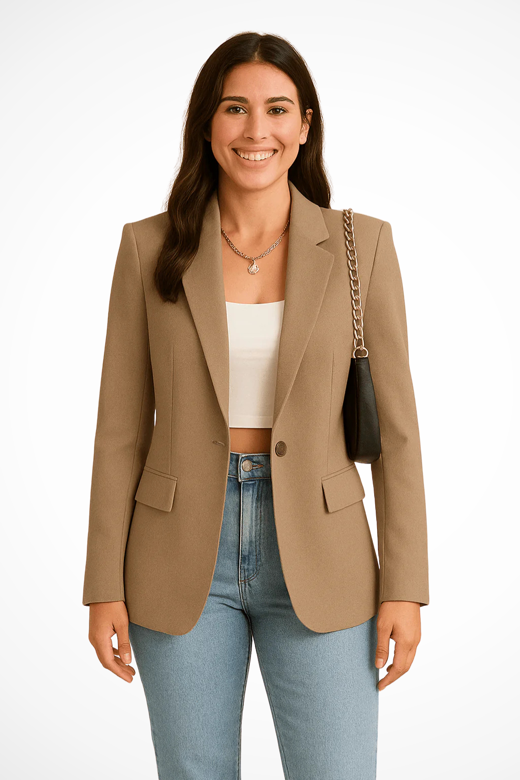 Evangeline | Tailored Single Button Blazer