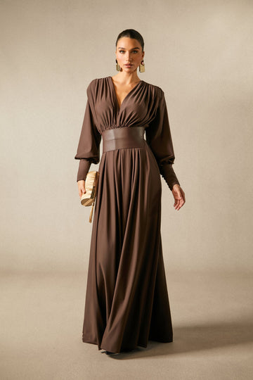 Serenella | Elegant Wrap Maxi Dress