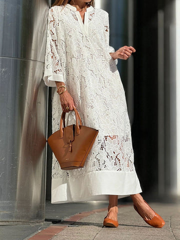 Vivienne | Elegant Lace Maxi Dress