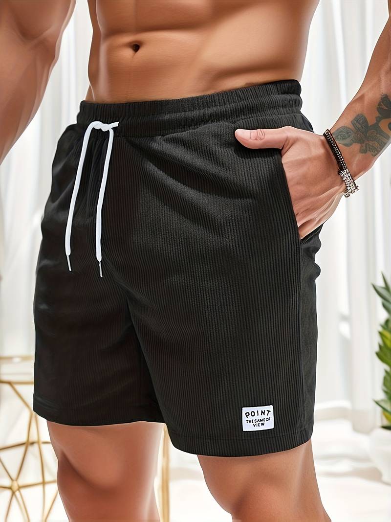 Tate | Men's Casual Corduroy Drawstring Shorts