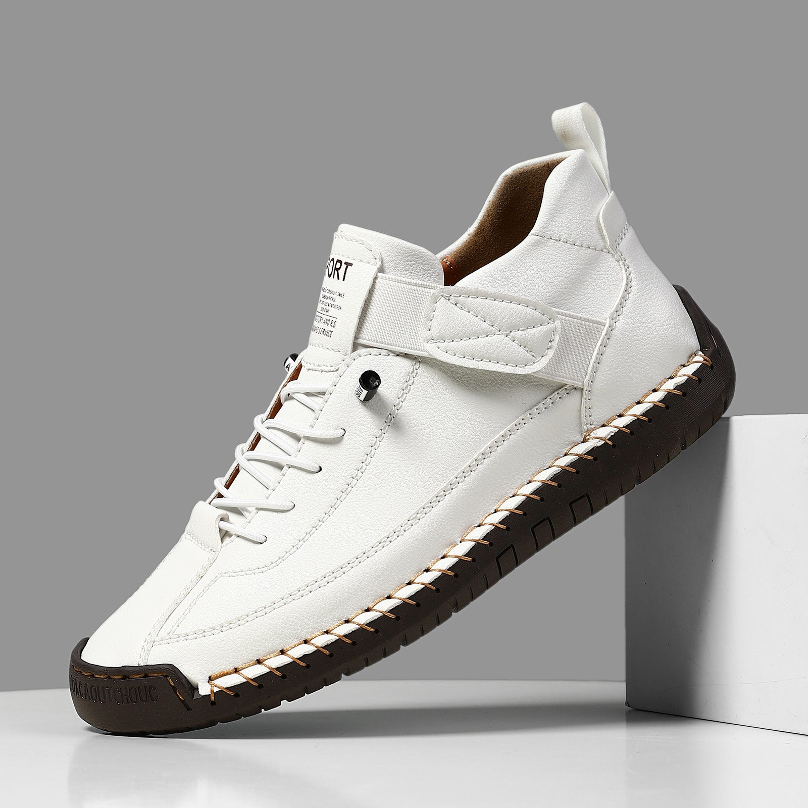 Briella | Casual Leather Lace-Up Sneakers