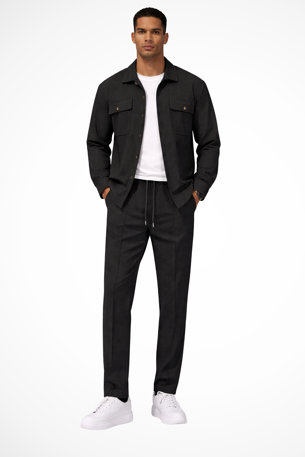 Knox | Men's Classic Overshirt Two Piece Set