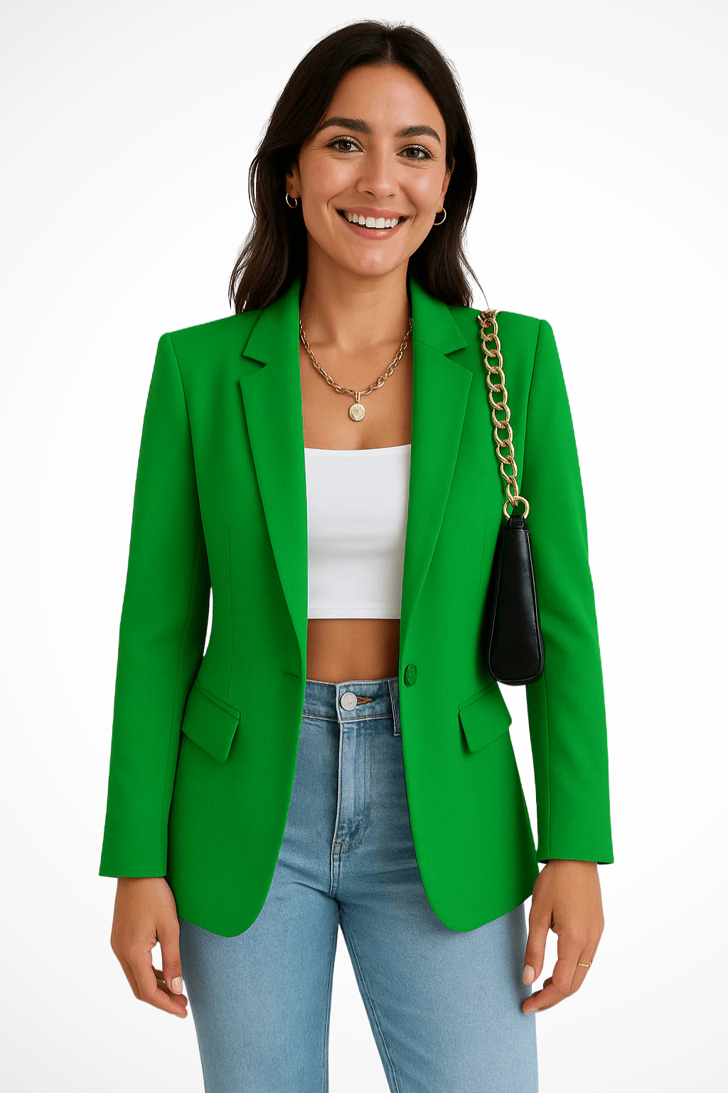 Evangeline | Tailored Single Button Blazer