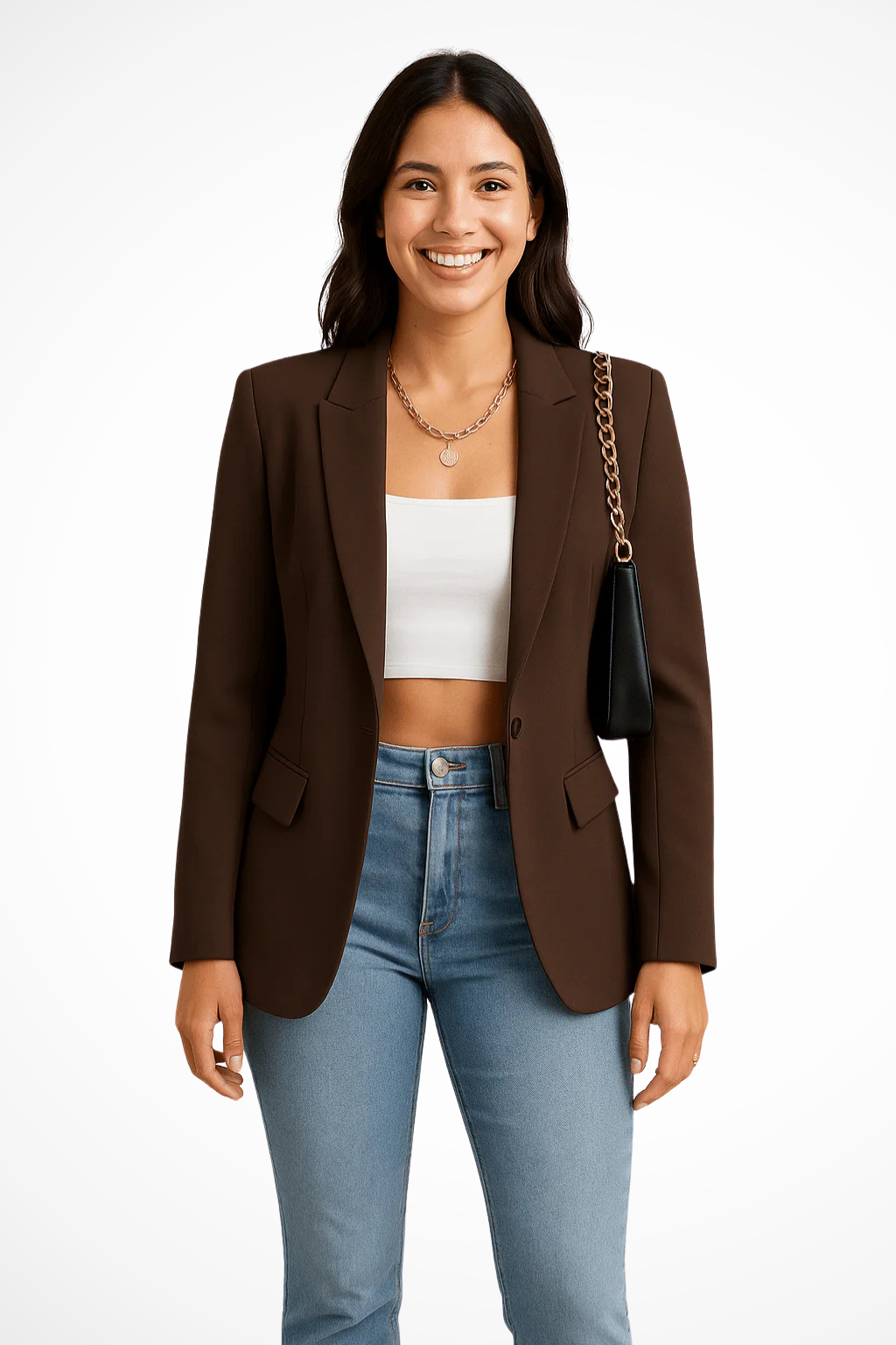 Evangeline | Tailored Single Button Blazer