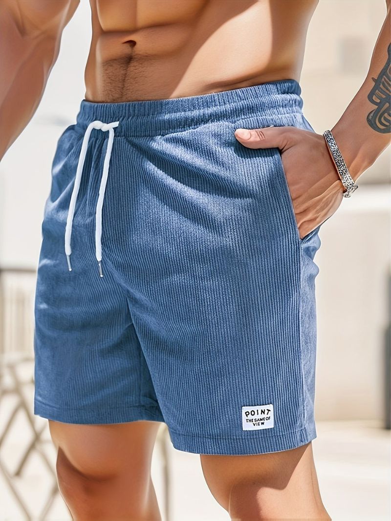 Tate | Men's Casual Corduroy Drawstring Shorts