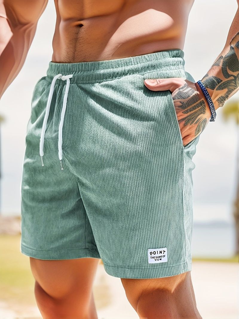 Tate | Men's Casual Corduroy Drawstring Shorts