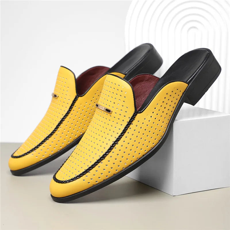 Darius | Men's Classic Perforated Penny Loafers