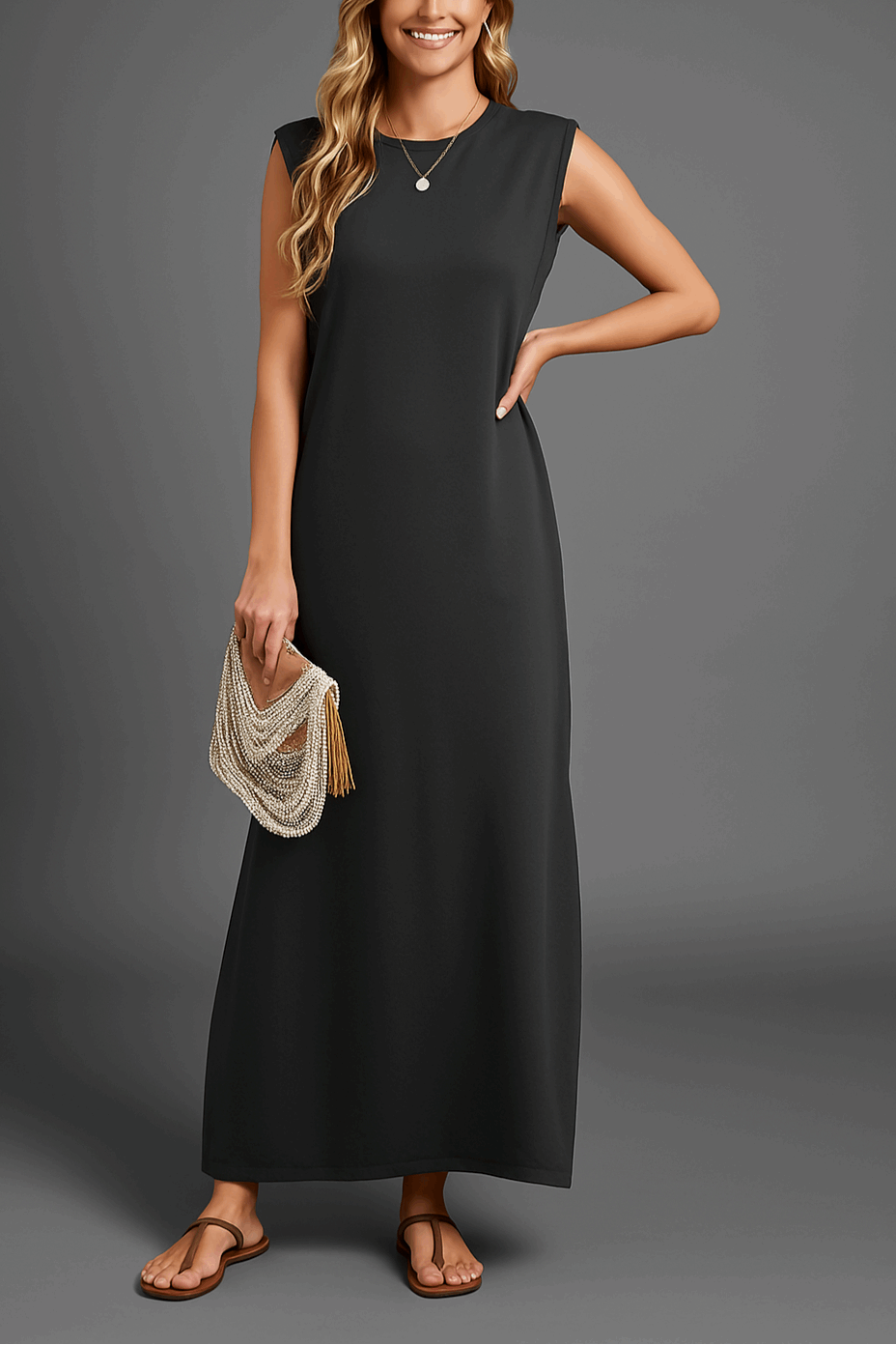 Cordelia | Elegant Sleeveless Maxi Dress