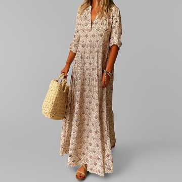Rosalind | Vintage Print Maxi Dress