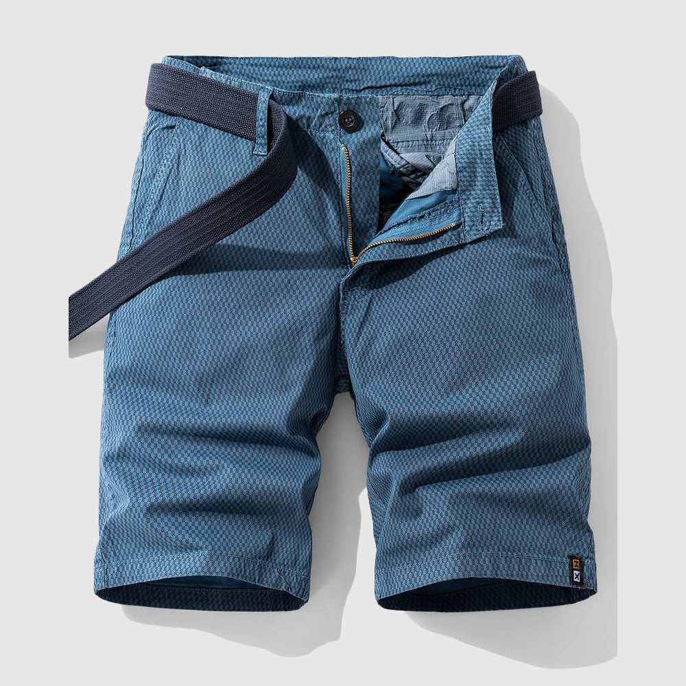 Rhett | Men's Classic Textured Weave Cargo Shorts