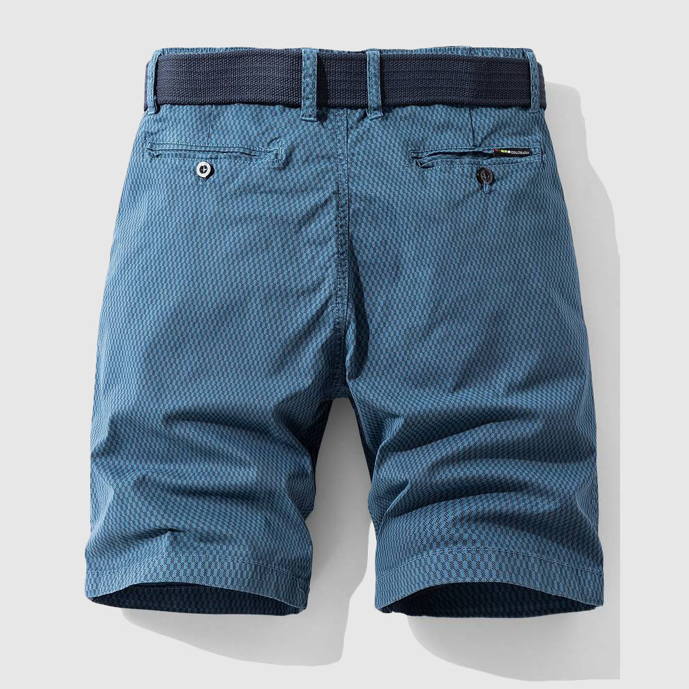 Rhett | Men's Classic Textured Weave Cargo Shorts