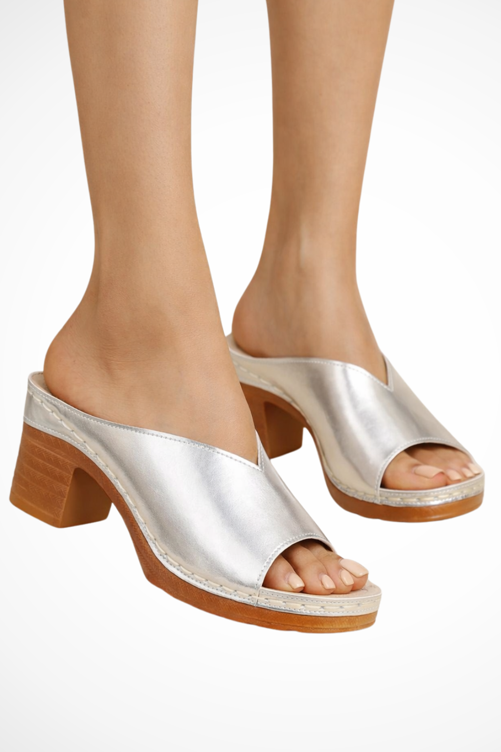 Serenella | Elegant Open Toe Block Heels