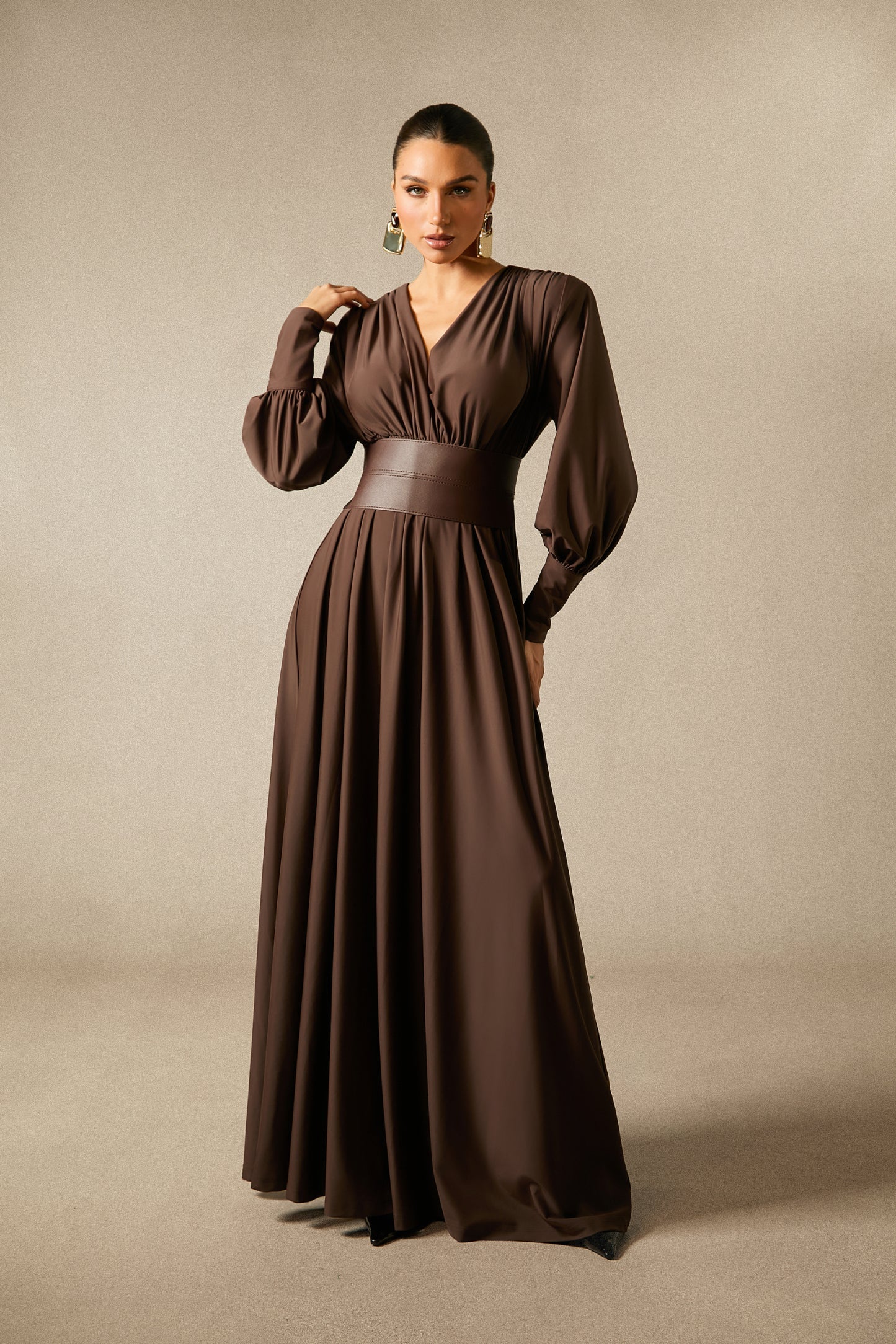 Serenella | Elegant Wrap Maxi Dress