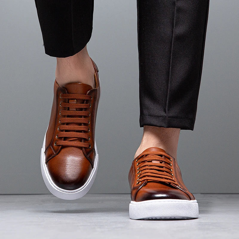 Crew | Men's Classic Leather Sneakers