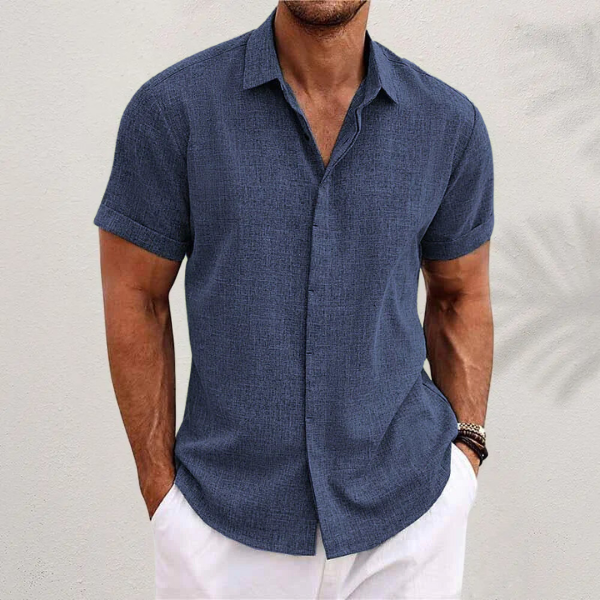 Beckham | Men's Casual Linen Button Down Shirt