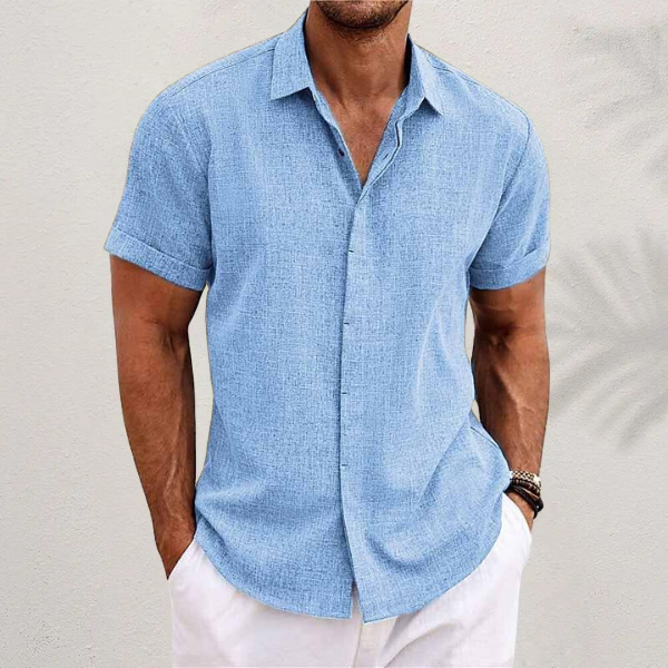 Beckham | Men's Casual Linen Button Down Shirt