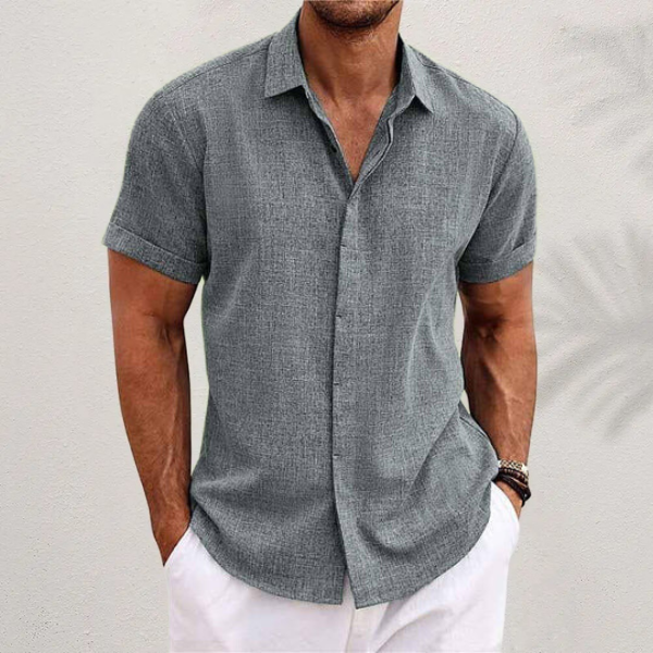 Beckham | Men's Casual Linen Button Down Shirt