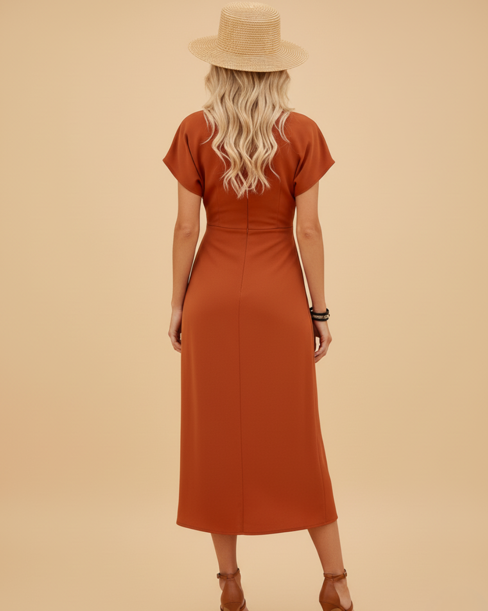 Viviana | Elegant Wrap Midi Dress