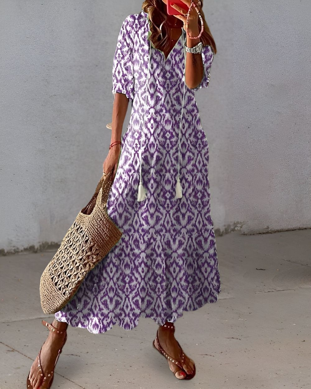 Seraphel | Romantic Floral Maxi Dress