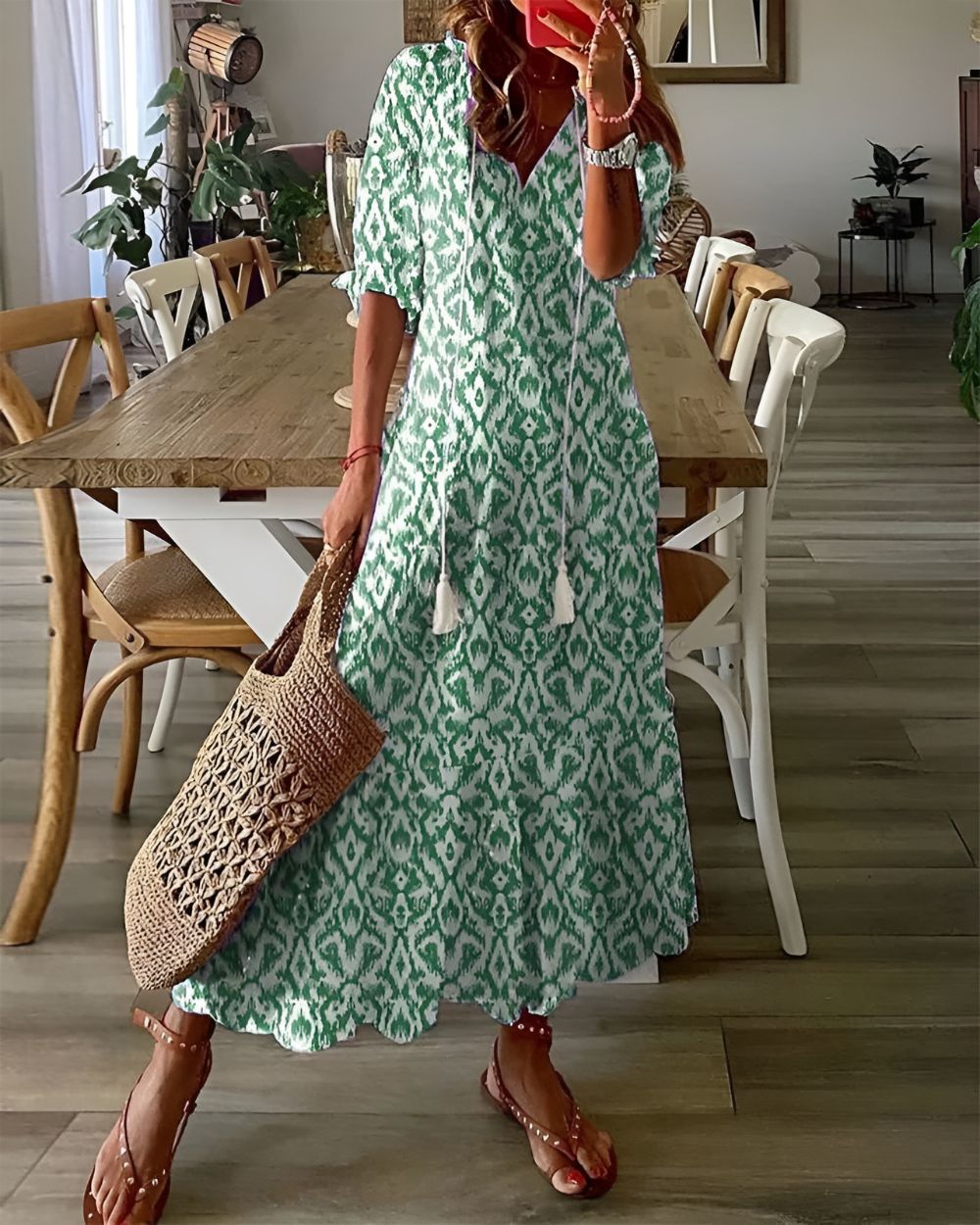 Seraphel | Romantic Floral Maxi Dress