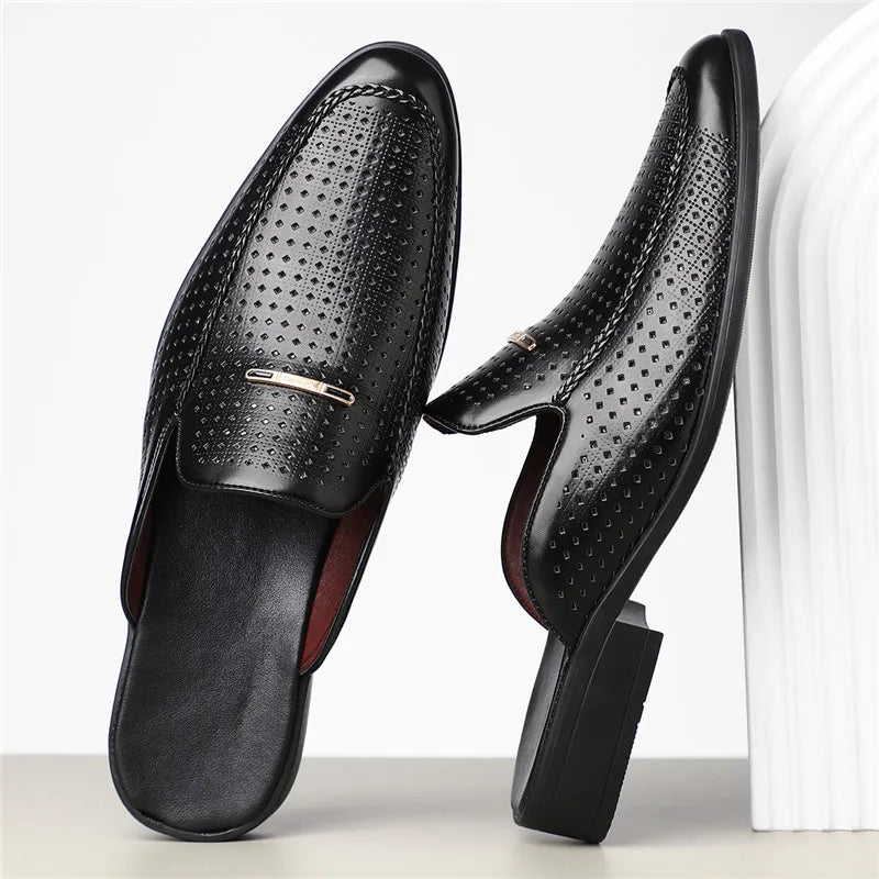 Darius | Men's Classic Perforated Penny Loafers