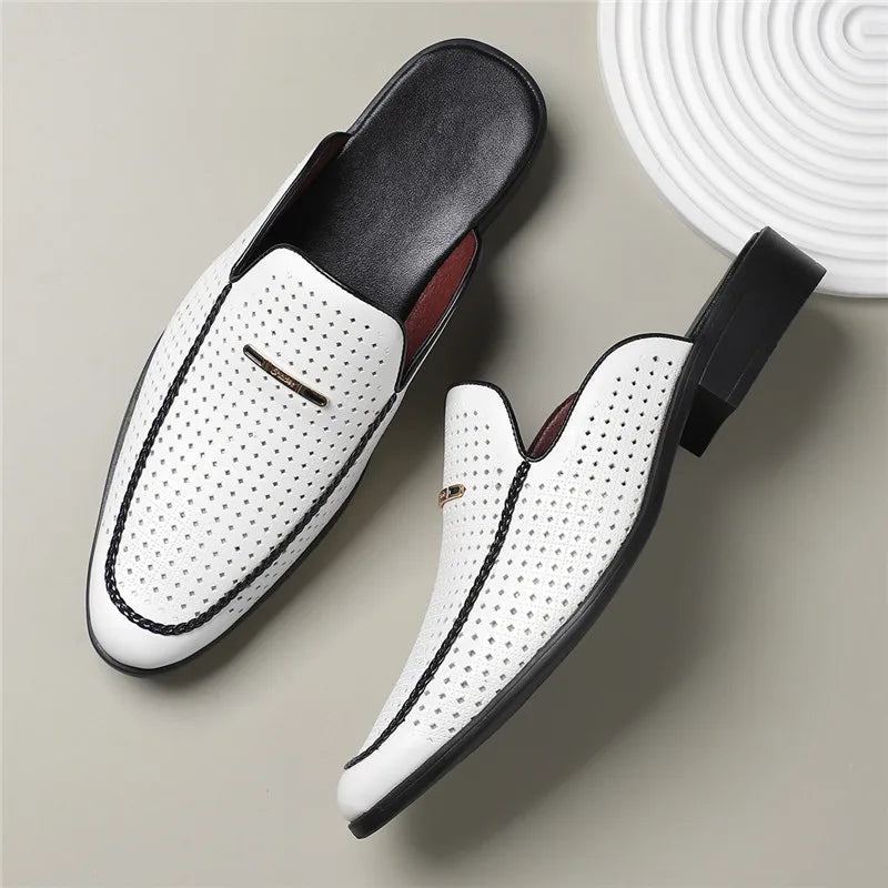 Darius | Men's Classic Perforated Penny Loafers