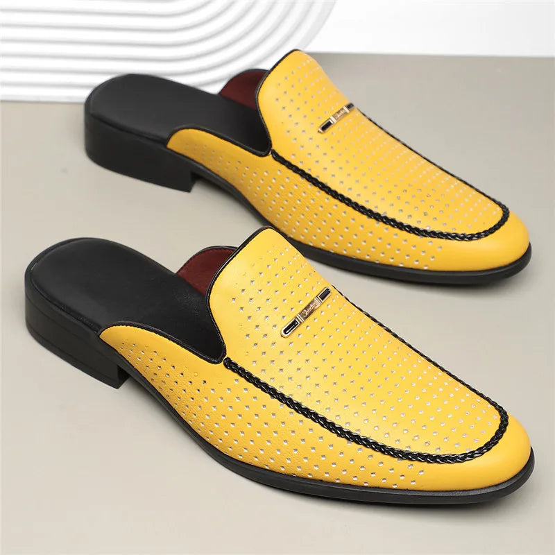 Darius | Men's Classic Perforated Penny Loafers