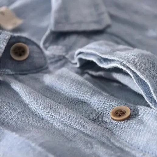 Kai | Men's Casual Linen Button Down Shirt