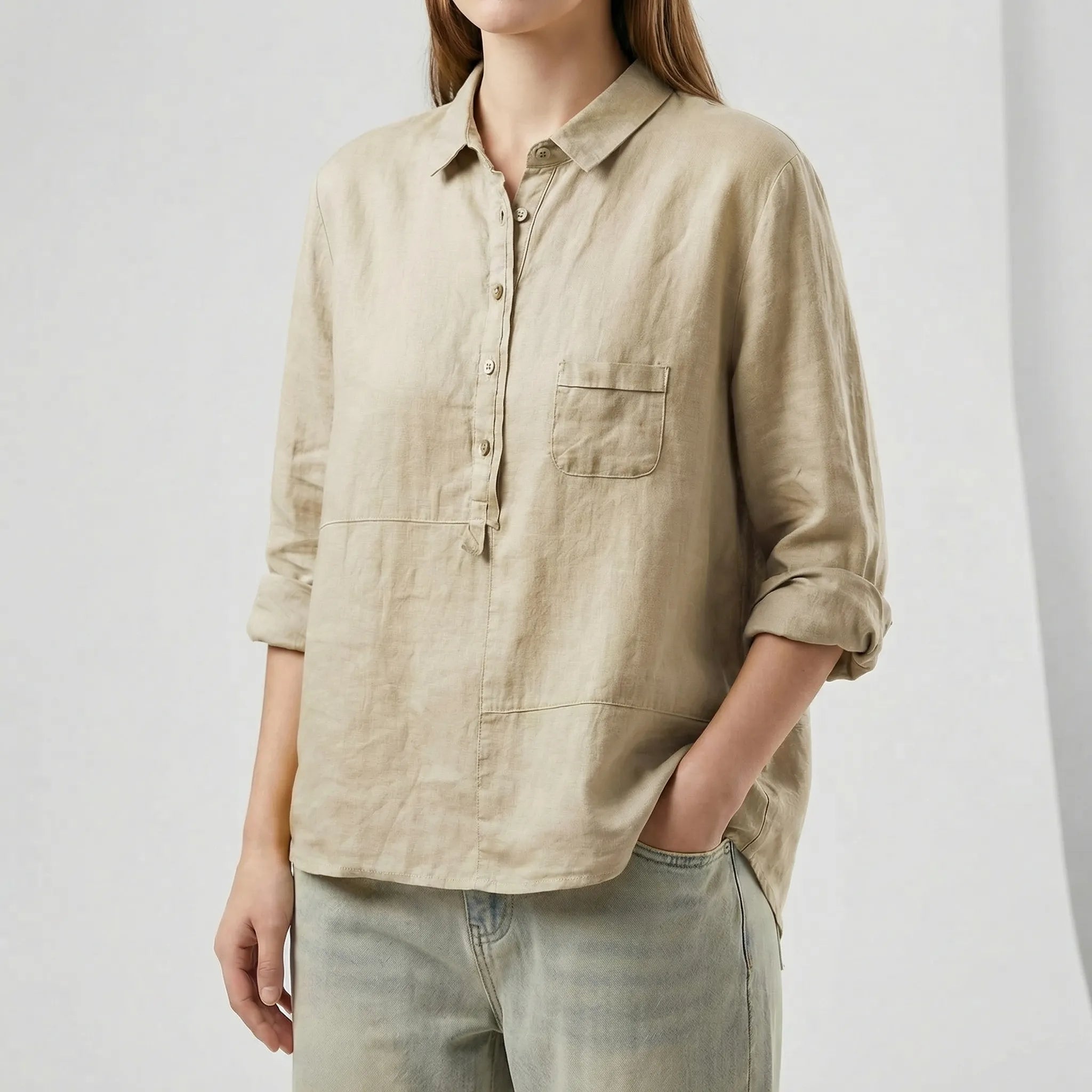 Delphine | Effortless Women's Tunic Shirt