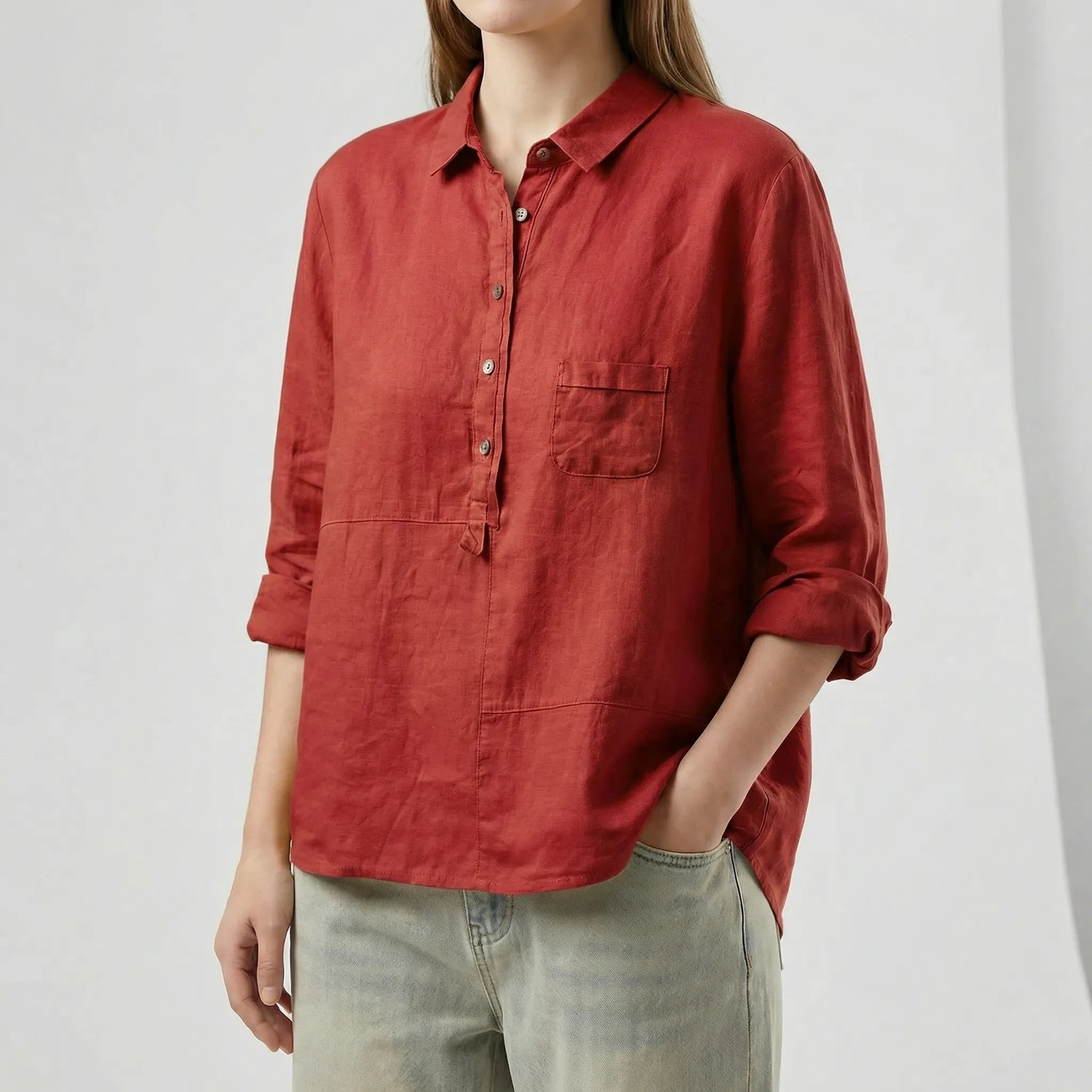 Delphine | Effortless Women's Tunic Shirt